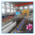 PP PVC PVC WPC rodapé linha de produção / WPC placa extrusora / perfil de máquina